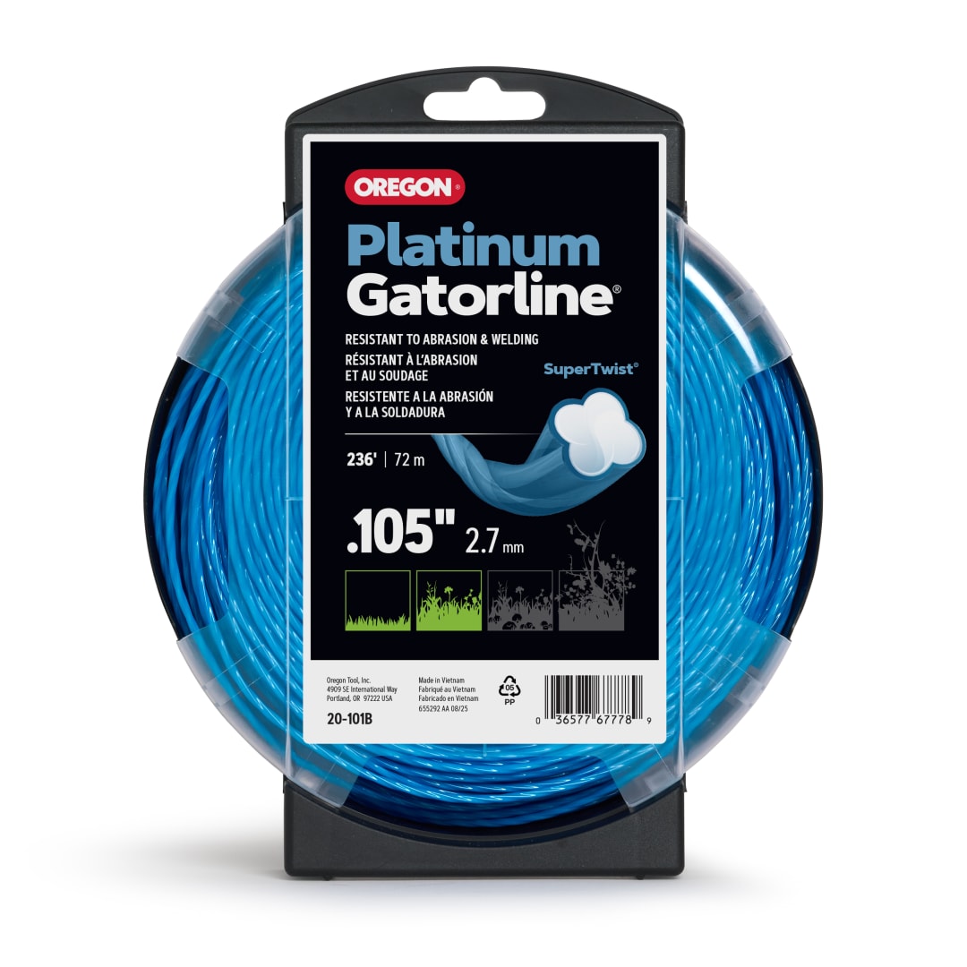 Oregon Platinum Gatorline Twist Trimmer Line, 0.105in, 236ft Donut
