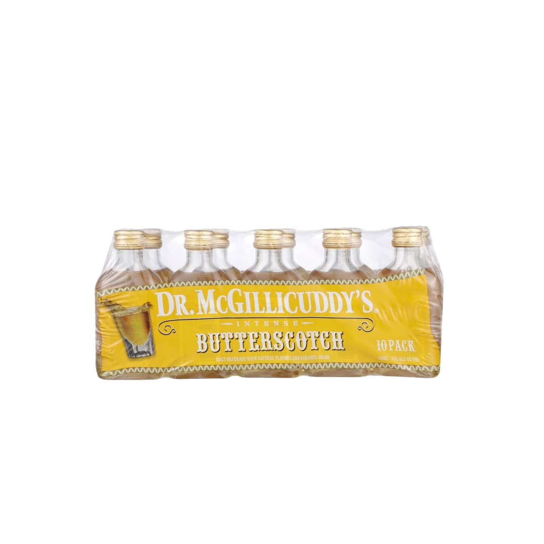 Dr Mcgillicuddy Butterscotch Malt Beverage 10 Pack 50ml 30 Proof