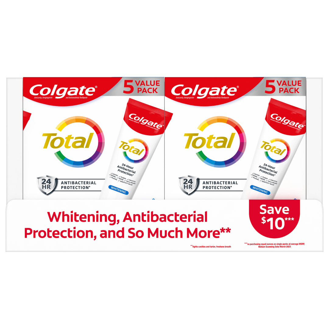 Total Whitening Toothpaste 6oz 5 pack