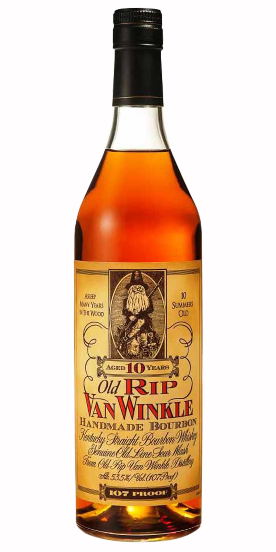 Old Rip Van Winkle Aged 10 Years Kentucky Straight Bourbon Whiskey 75CL 53.5%