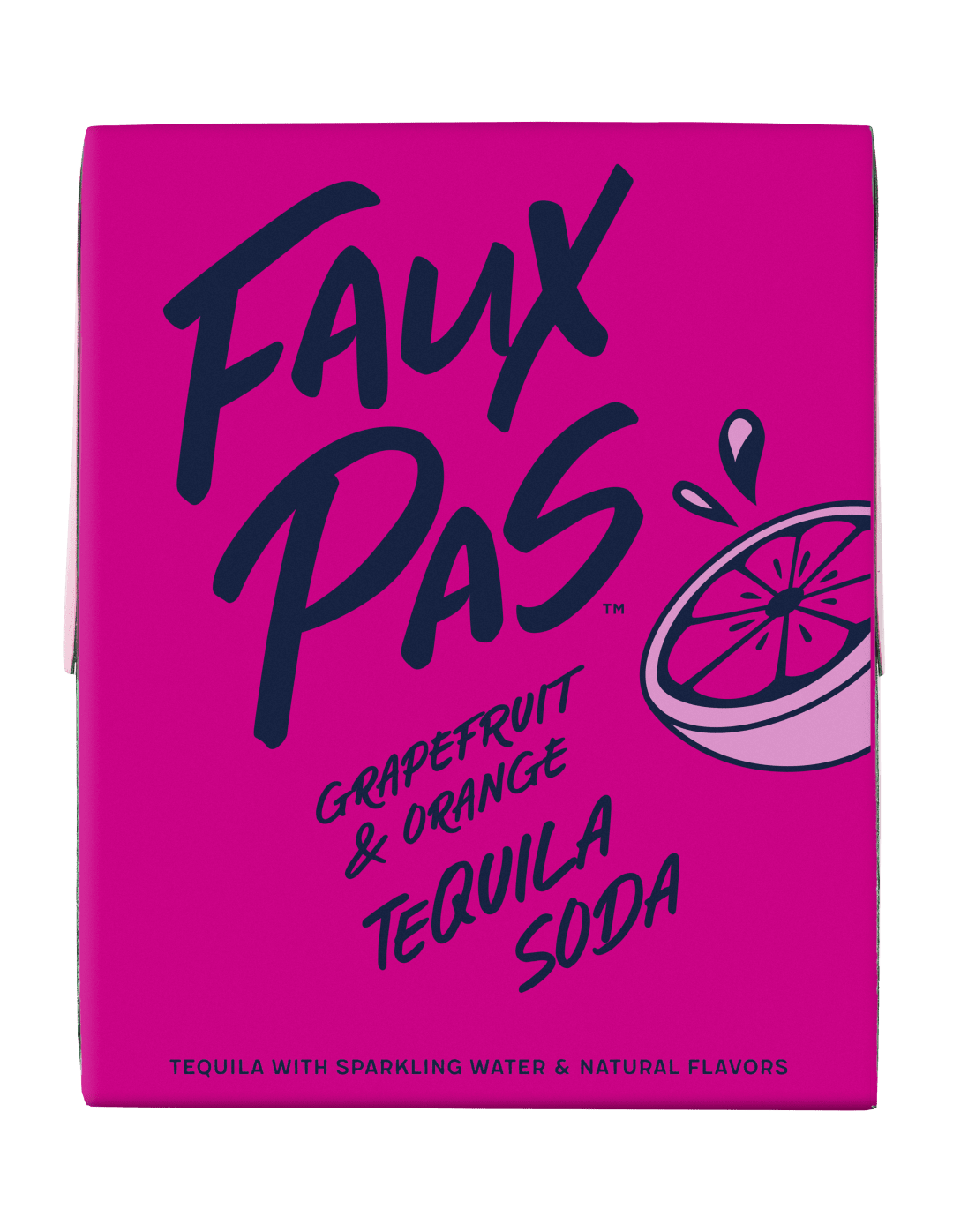 Faux Pas Grapefruit and Orange Tequila Soda 250ml Single Can
