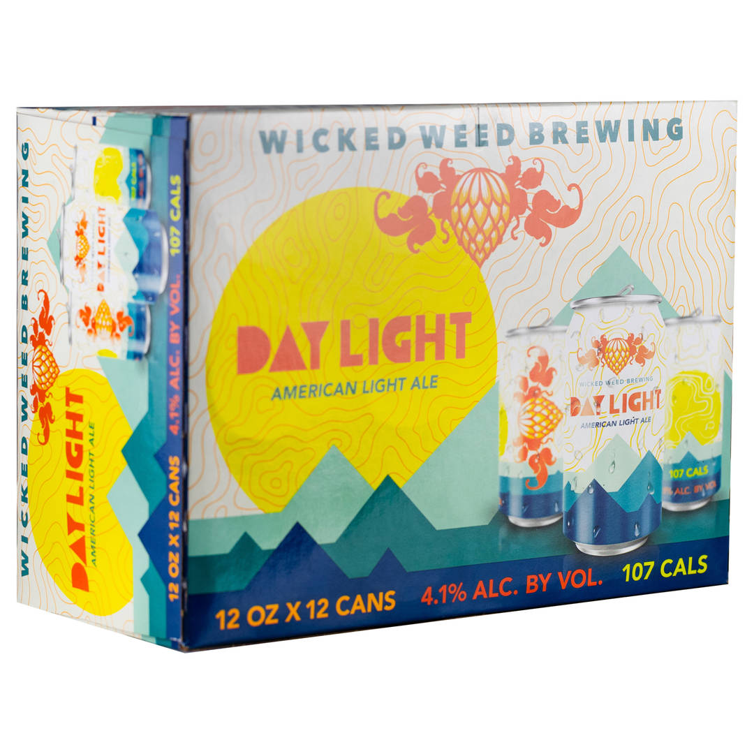 Wicked Weed Brewing Day Light Beer, 12 Pack 12 fl. oz. Cans
