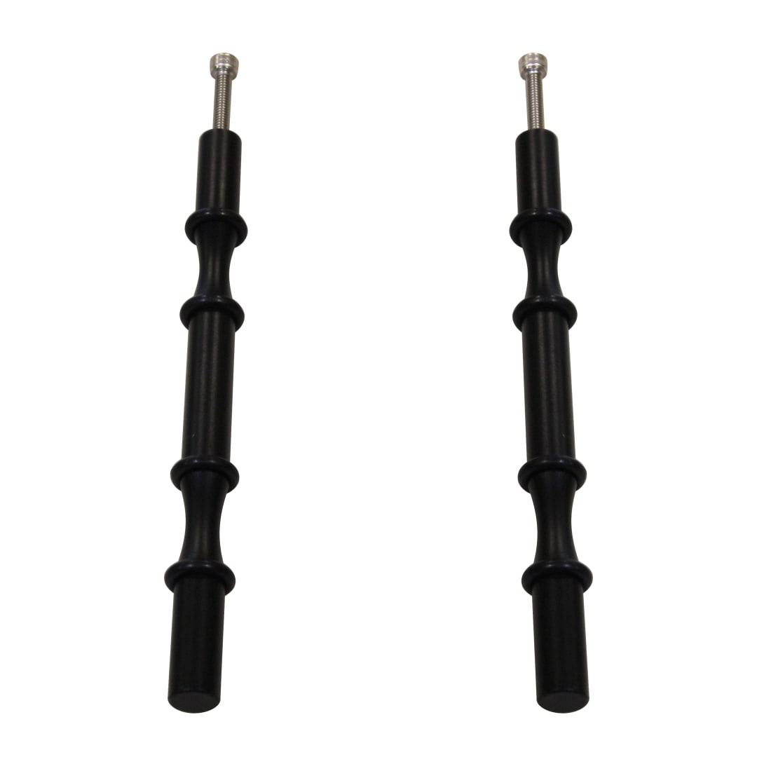 EP-BLACKPEG02 - Secure Hold Wine Pegs, Black (2 Bottles)