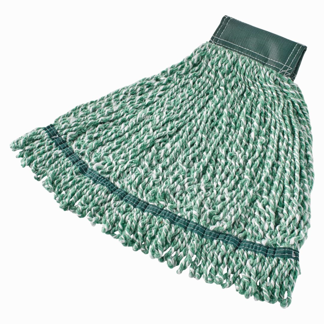 20 OZ Web Foot® Microfiber Wet Mop, 5" Headband, Green