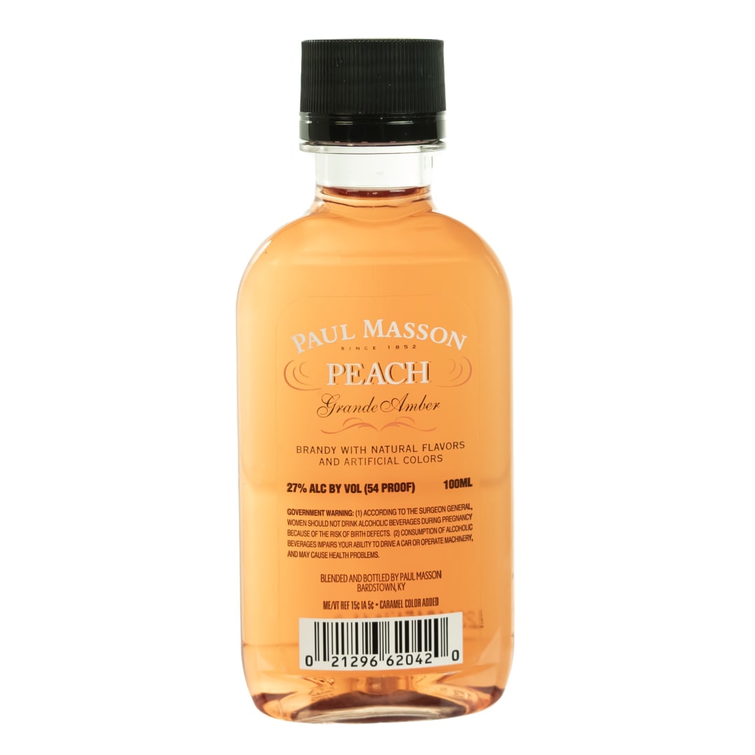 Paul Masson Peach Brandy 100ml 54 Proof