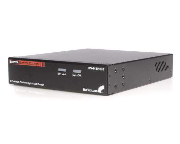 4 - port Enhanced KVM Switch over IP