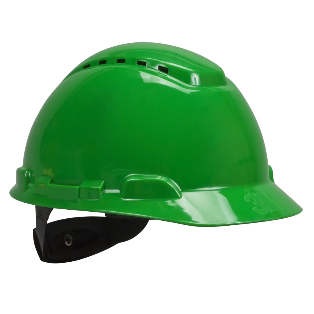 3M™ Sert Başlık, Mandallı, Havalandırmalı, Plastik Ter Bantlı, Yeşil, H700N-GP