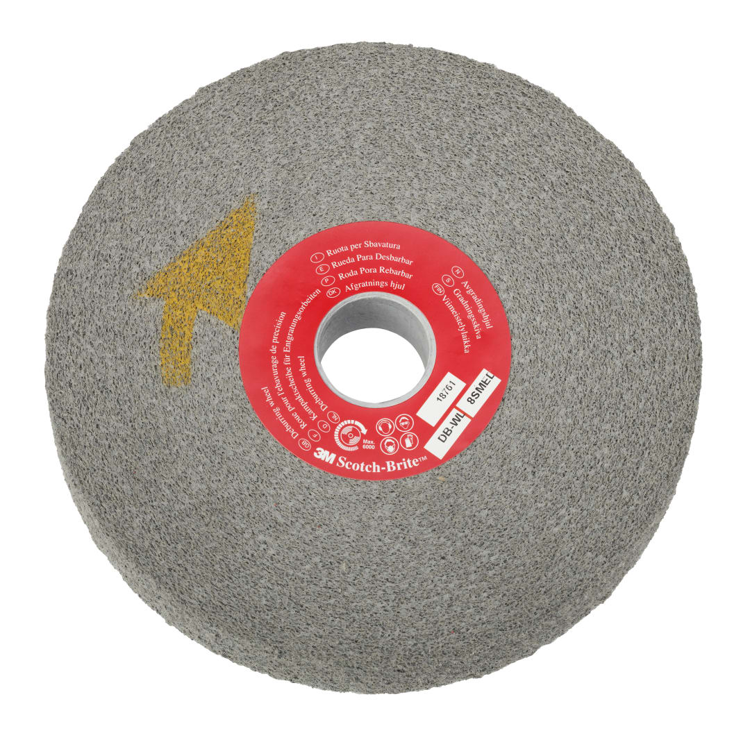 Scotch-Brite™ Çapak Giderme Çarkı, 203 mm x 50 mm x 76,2 mm 8S MED, her kutuda 2 adet, SPR 018321F,Sınırlı