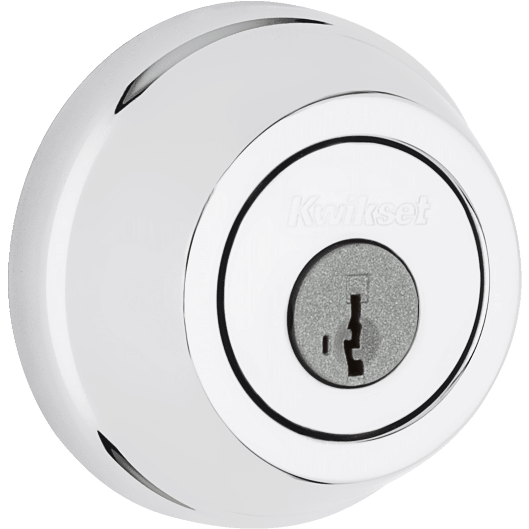 785 Deadbolt, Keyed Both Sides, featuring SmartKey Security™ in Polished Chrome