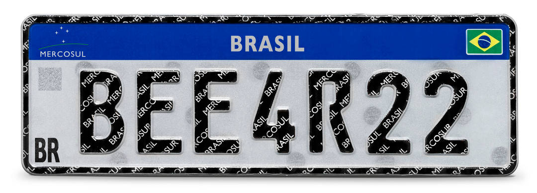Película Refletiva 3M™ para Placa de Veículo Padrão Mercosul