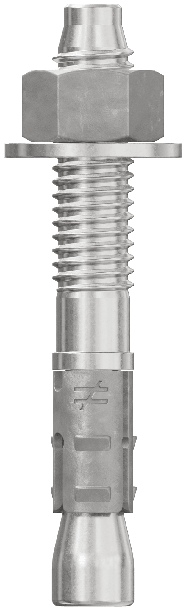Simpson Strong-Tie STB2-37234S6F50 Strong-Bolt® 2 — 3/8 in. x 2-3/4 in. Type 316 Stainless-Steel Wedge Anchor, Fully Assembled (50-Qty)