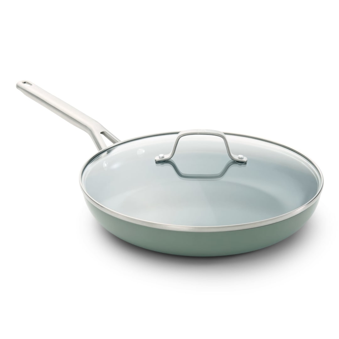 Calphalon® Ceramic Nonstick 12" Frying Pan, Silver Ash