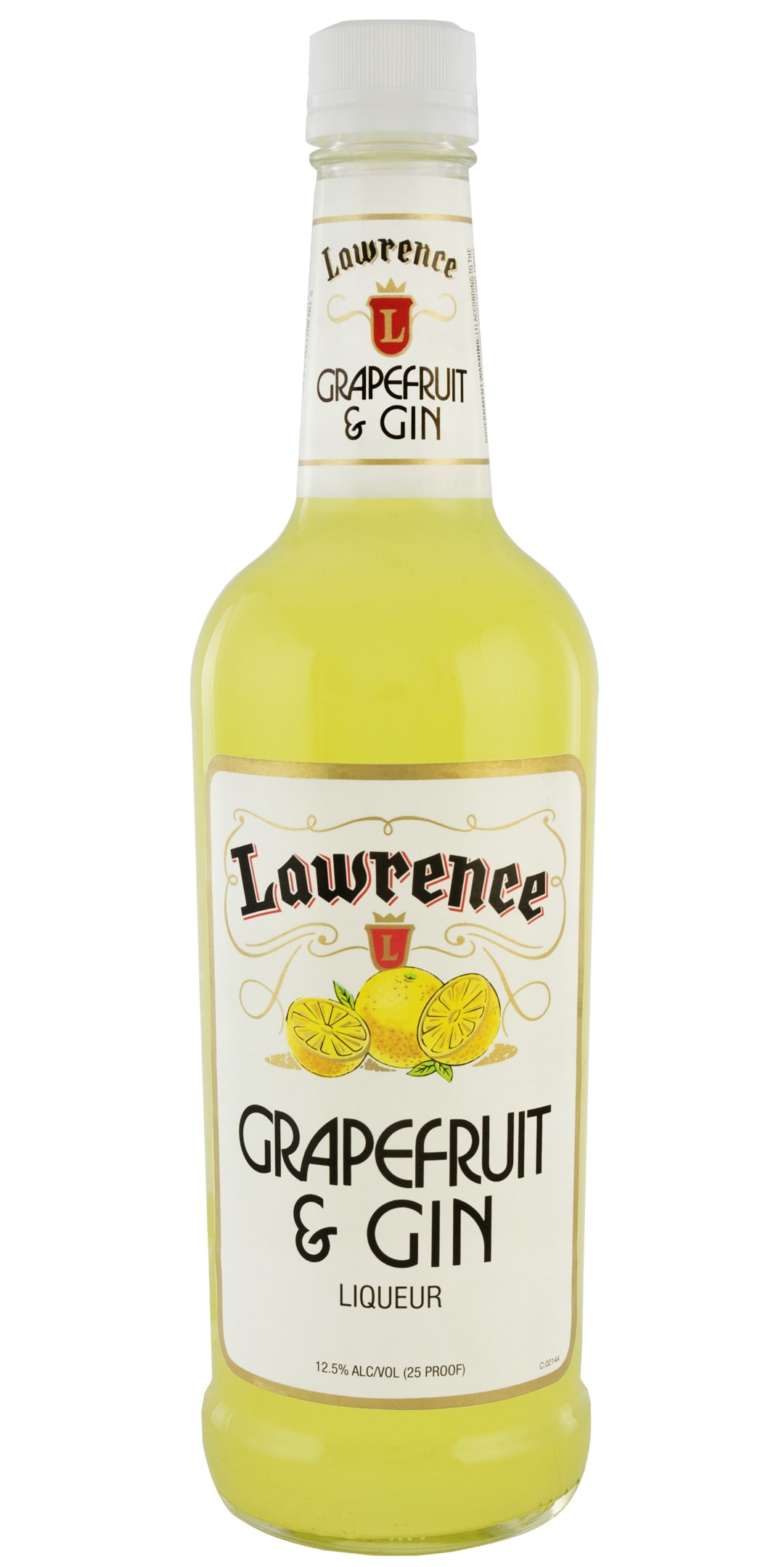 Lawrence Grapefruit and Gin Liqueur 750ml 25 Proof