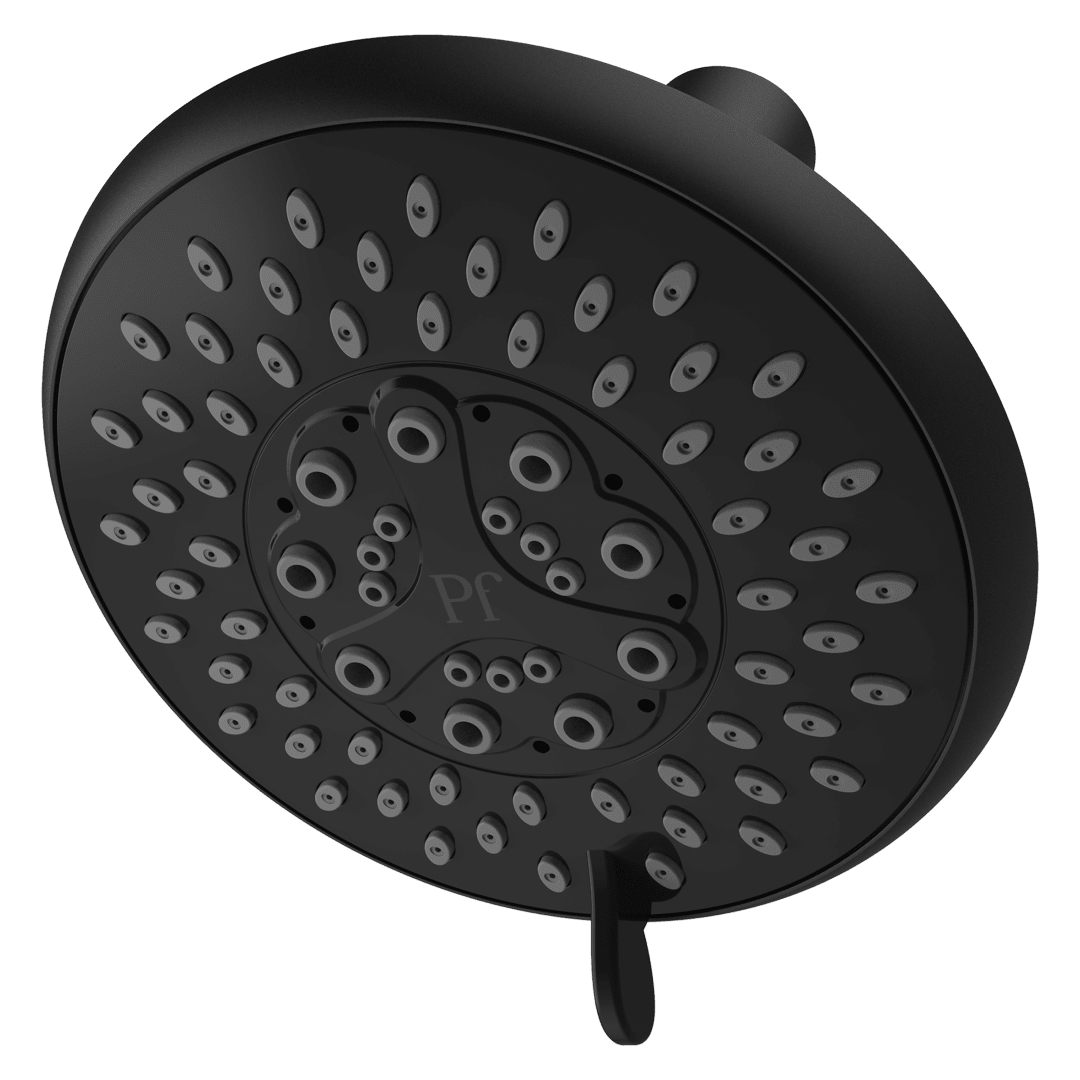 Pfirst Series 1.75 GPM Showerhead in Matte Black - 12 Piece Job Pack