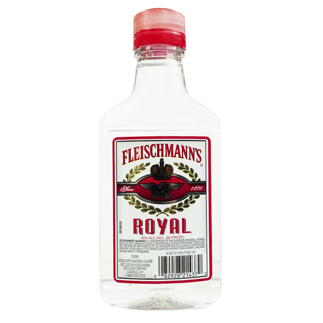Fleischmann's Royal Vodka 200ml 80 Proof