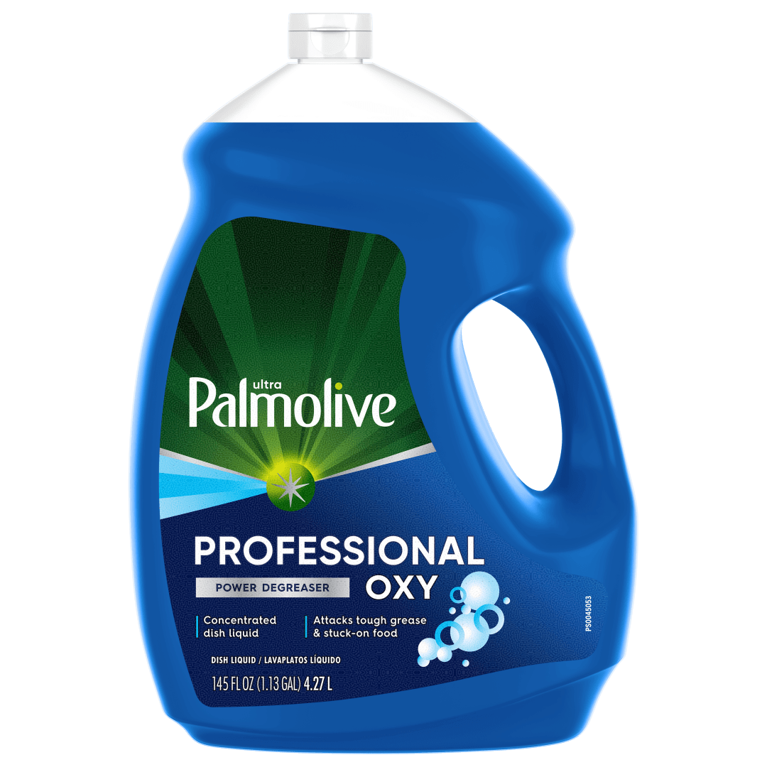 Palmolive Professional Dishwashing Liquid Dish Soap, Oxy Power Degreaser - 145 Fluid Ounce
