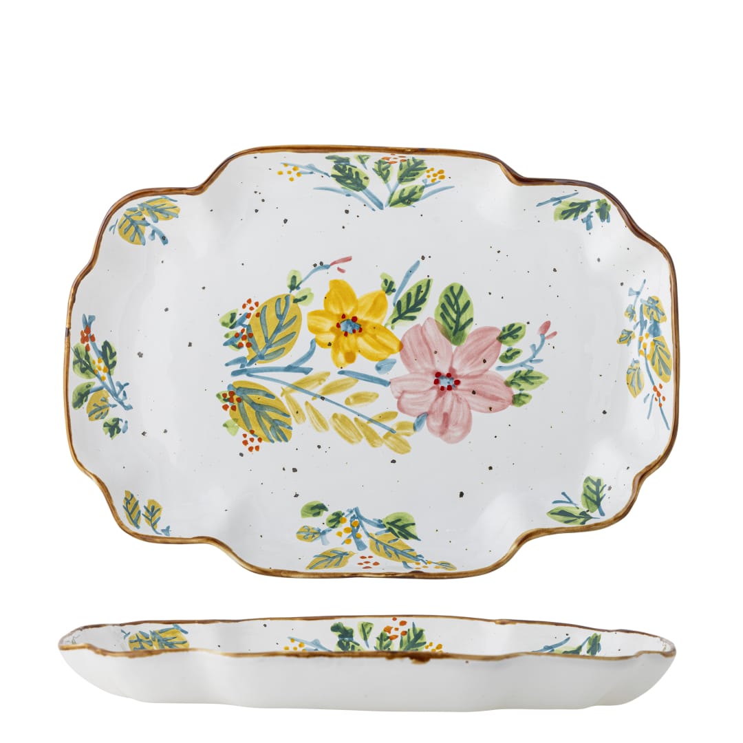 82073121 - Savina Serving Plate, Multi, Stoneware STOCK: 171