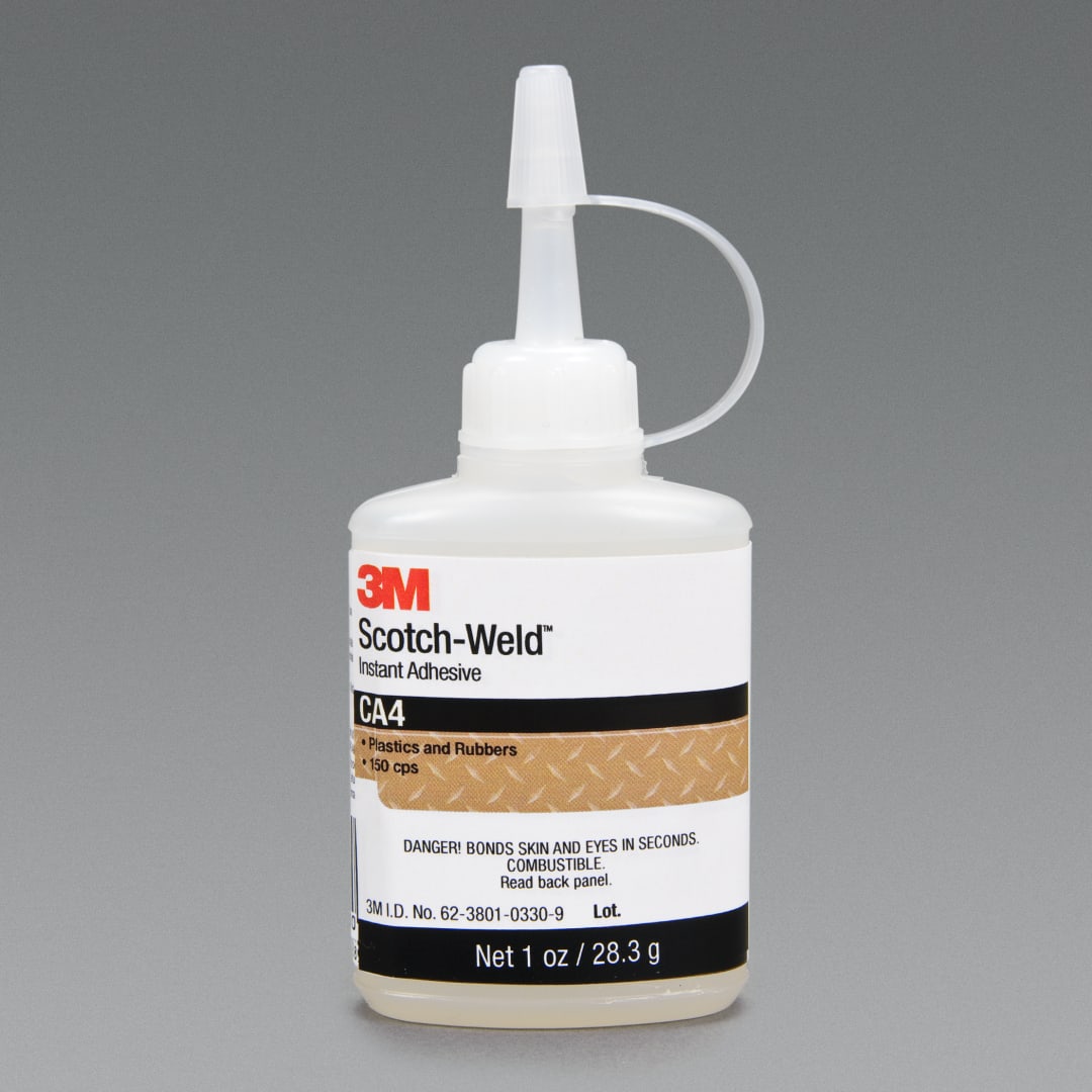 3M™ Scotch-Weld™ Hızlı Yapıştırıcı CA4, Şeffaf, 29.5 ml