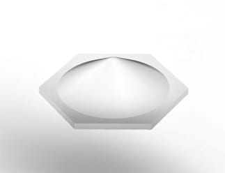 3M™ Bumpon™ SJ6553 Elastikpuffer, Transparent, 11,0 x 3,05 mm, Klebstoff Synthetischer Kautschuk R-25