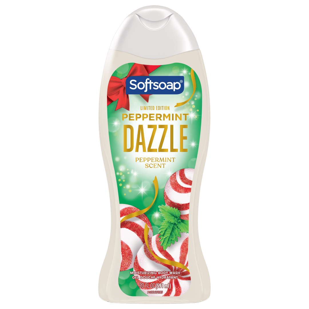 Softsoap Limited Edition Moisturizing Body Wash, Frosty Peppermint Scent, 20 fl oz