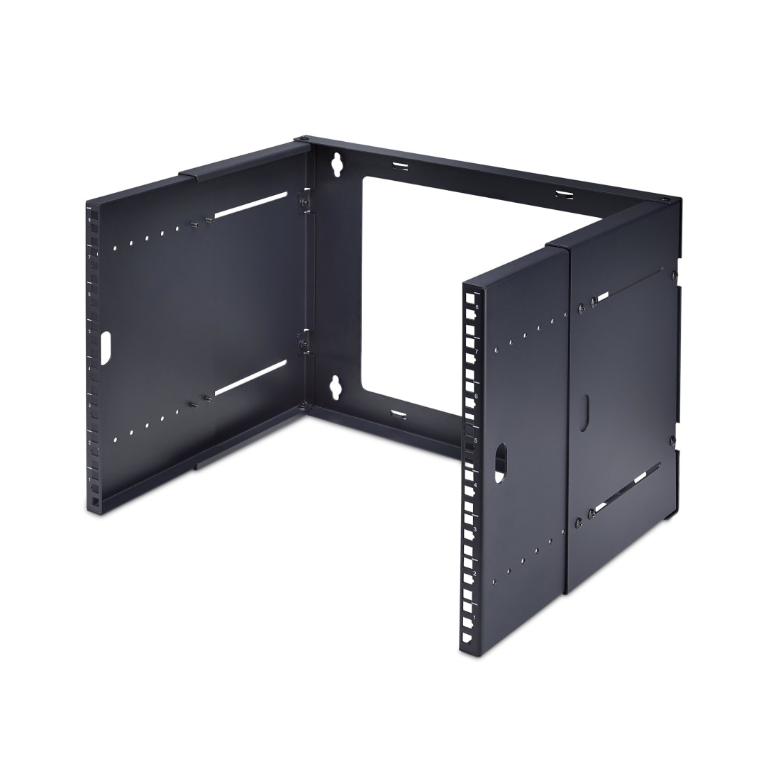 8U Wallmount Bracket Depth Adj max 14 88lb 40kg Wt Cap
