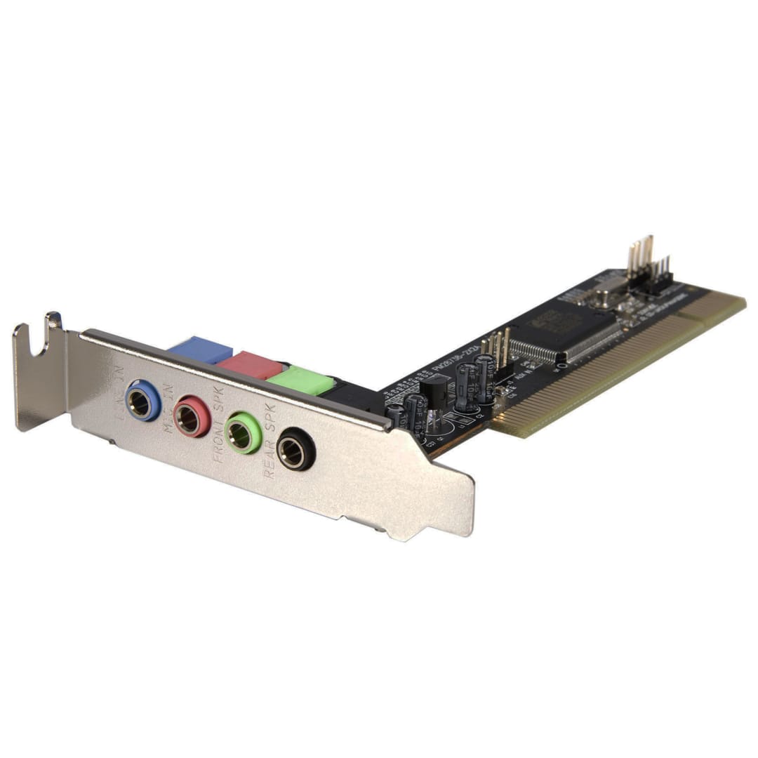 4 Channel Low Profile PCI Sound Card