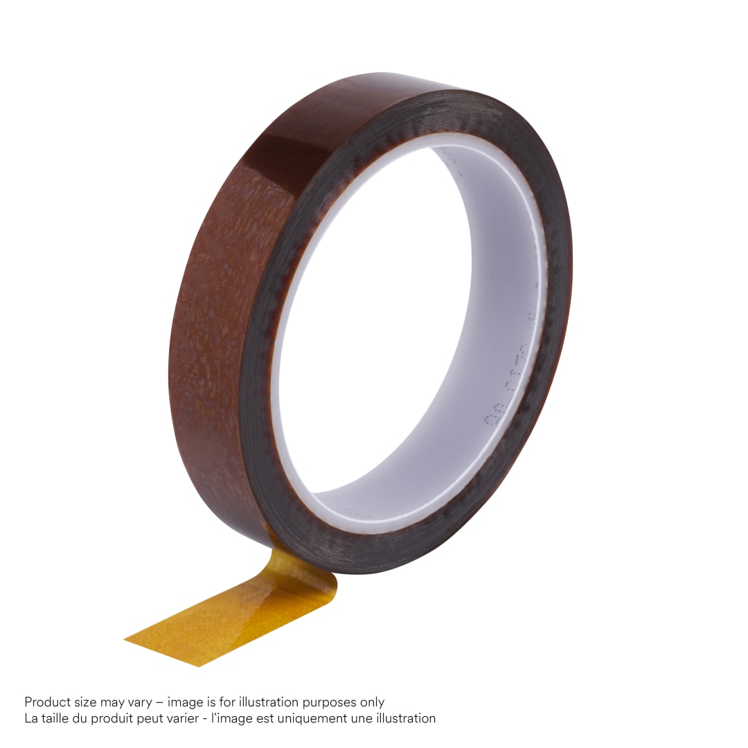 3M™ Poliimid Film Elektrik Bandı 1205, MC9, Akrilik Yapışkanlı, 25mm x 33m x 0.08 mm