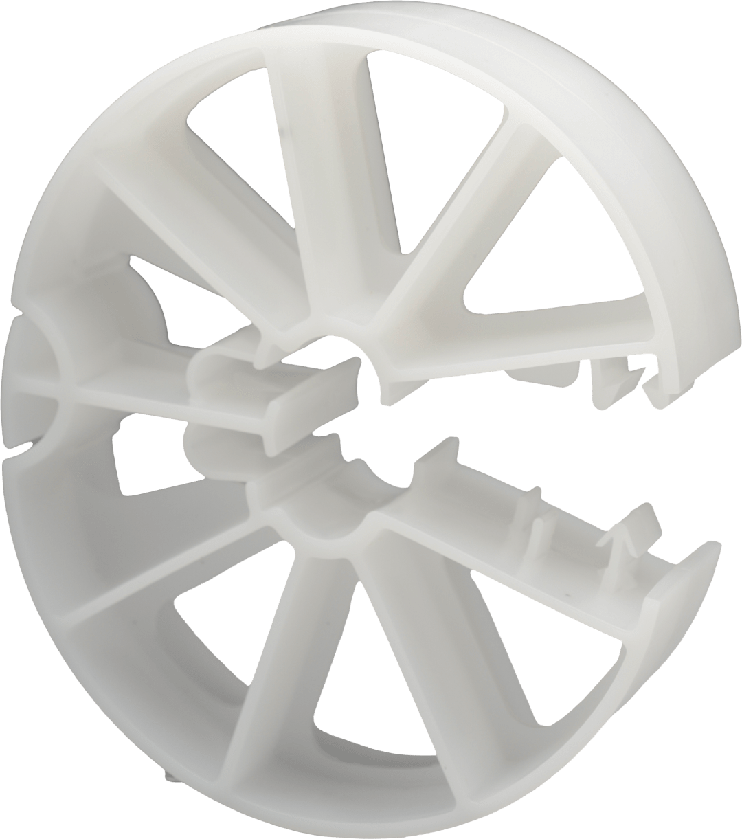 Simpson Strong-Tie 6QLHD Quick-Lock HD® Pier Wheel — 6-in. O.D., 2-1/2-in. Cover, #3–#7 Rebar Size (50-Qty) (Pack of 25)