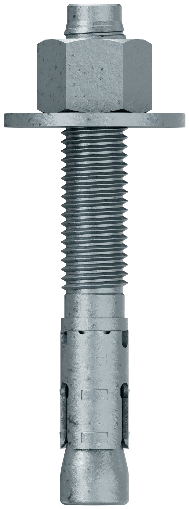 Simpson Strong-Tie STB2-75512MGF10 Strong-Bolt® 2 — 3/4 in. x 5-1/2 in. Mechanically Galvanized Wedge Anchor, Fully Assembled (10-Qty)