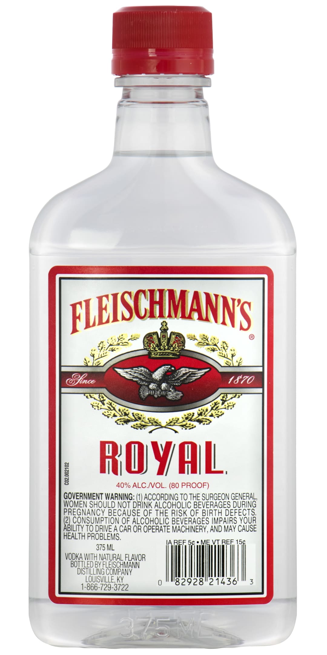 Fleischmann's Royal Vodka 375ml 80 Proof
