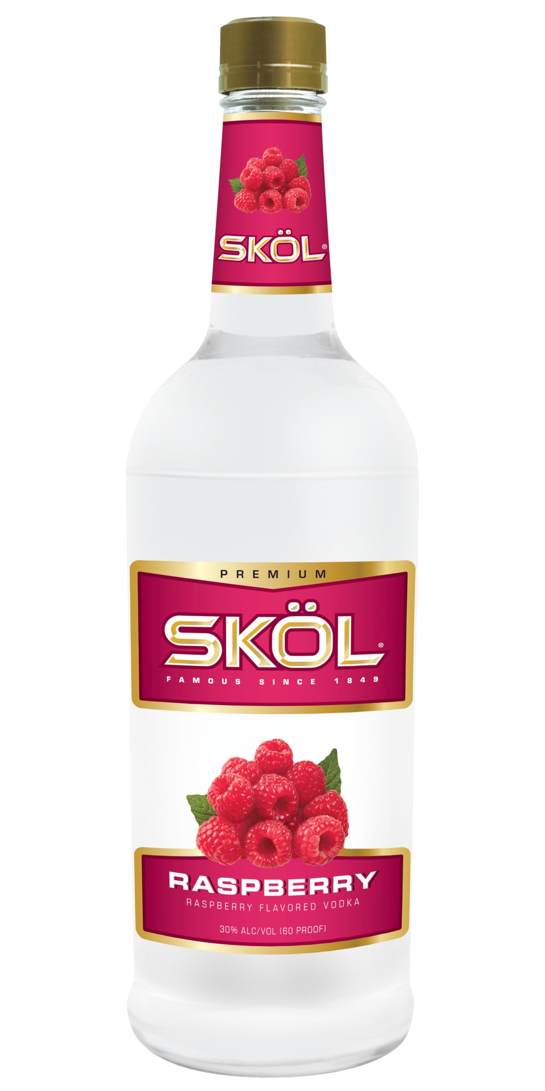 Skol Raspberry Vodka 1l 60 Proof