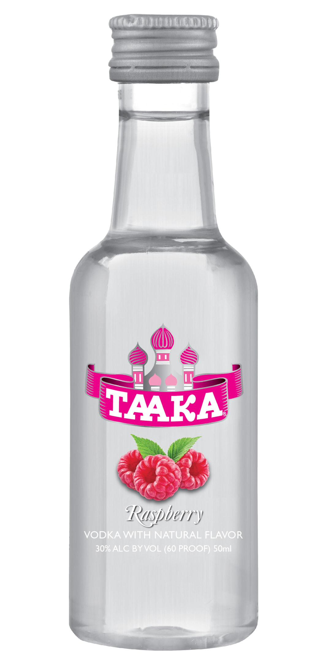 Taaka Raspberry Vodka 50ml 60 Proof