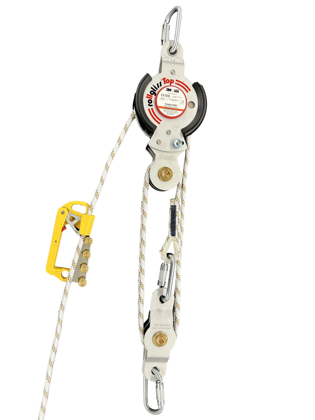 3M™ DBI-SALA® Rollgliss™ R350 Kurtarma ve İniş, 3:1 Oran, 25 m Kullanılabilir Uzunluk, 75 m Toplam Uzunluk, 8900445