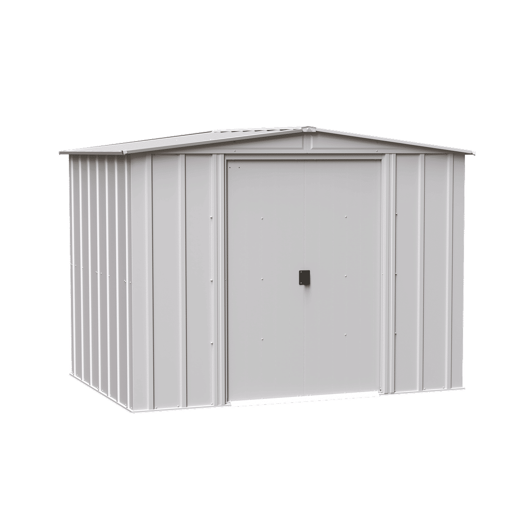 8 x 6 x 6 ft Eggshell Steel Storage Shed