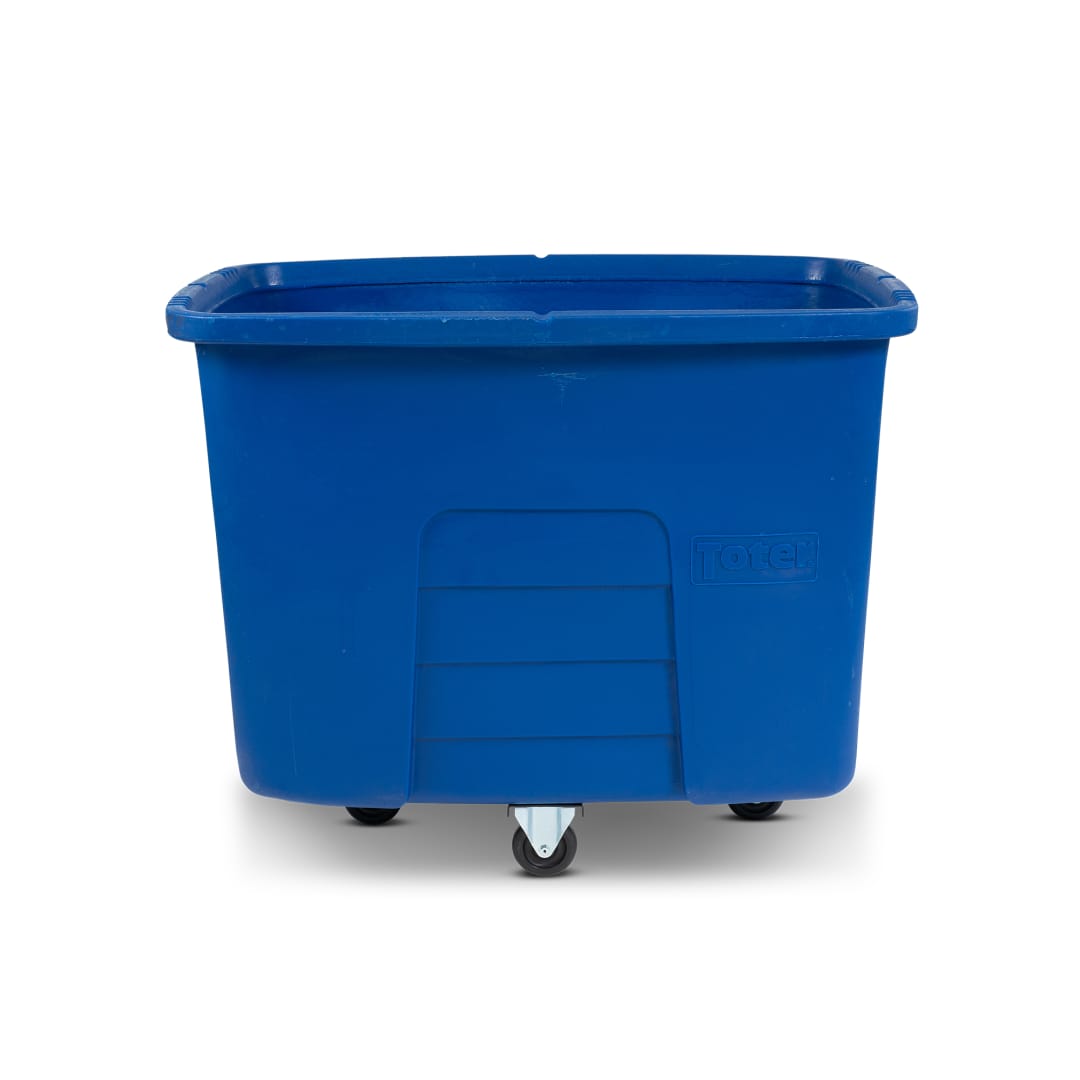 16 Cubic Feet 500 lbs. Capacity Heavy Duty Manual Cube Truck - Blue