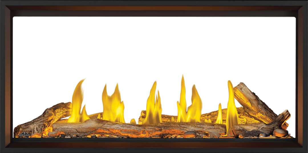 Tall Linear Vector™ 50 See Through Direct Vent Gas Fireplace, Direct Vent Fireplace, Natural Gas, Electronic Ignition