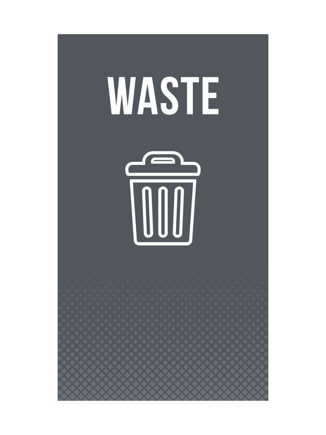  FUSION - Sign - Body - Waste - Dark Grey