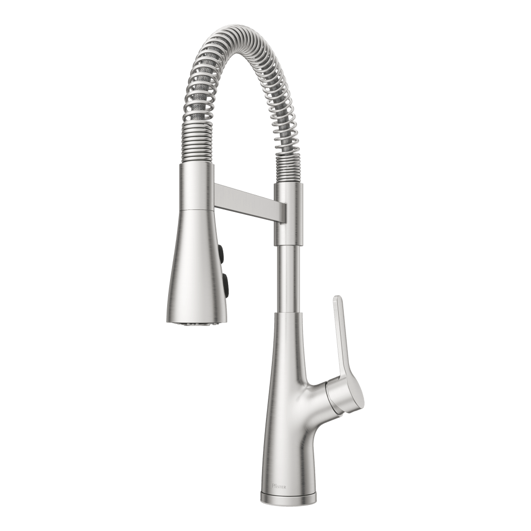 Neera Culinary Faucet in Stainless Steel