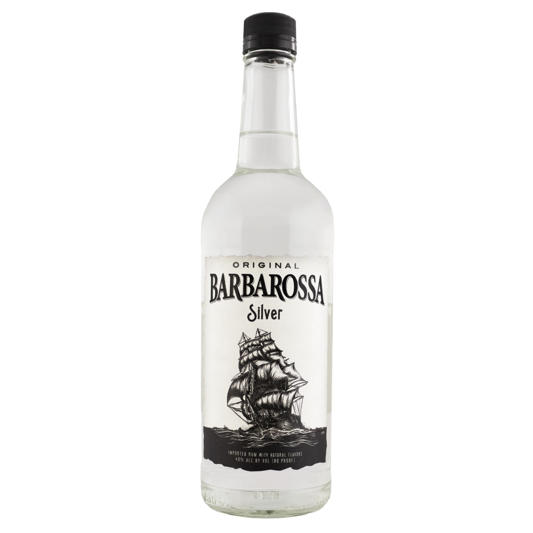 Barbarossa Silver Rum 750ml 80 Proof