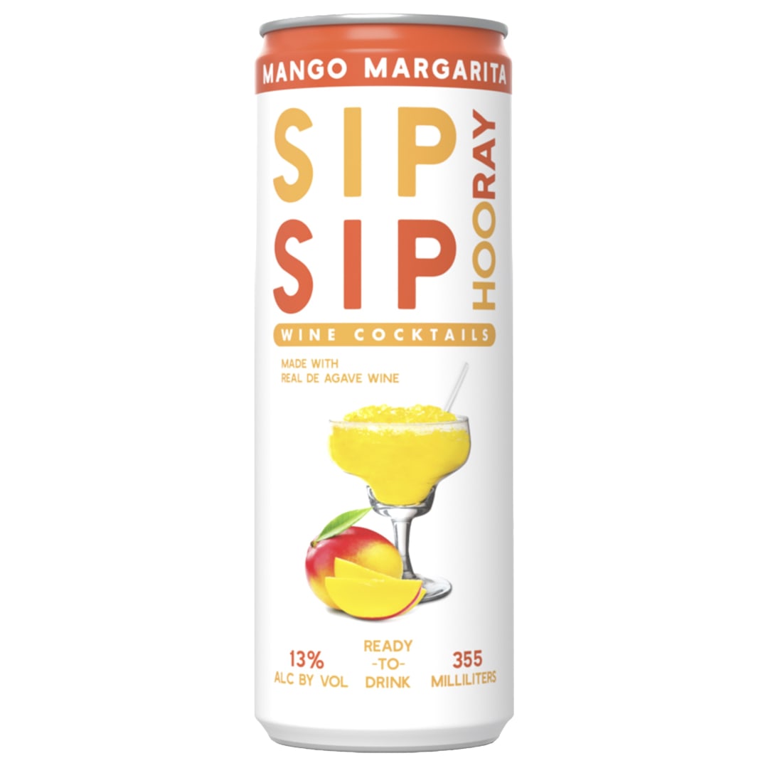 Sip Sip Hooray Mango Margarita Wine Based Cocktail 355ml 26 Proof