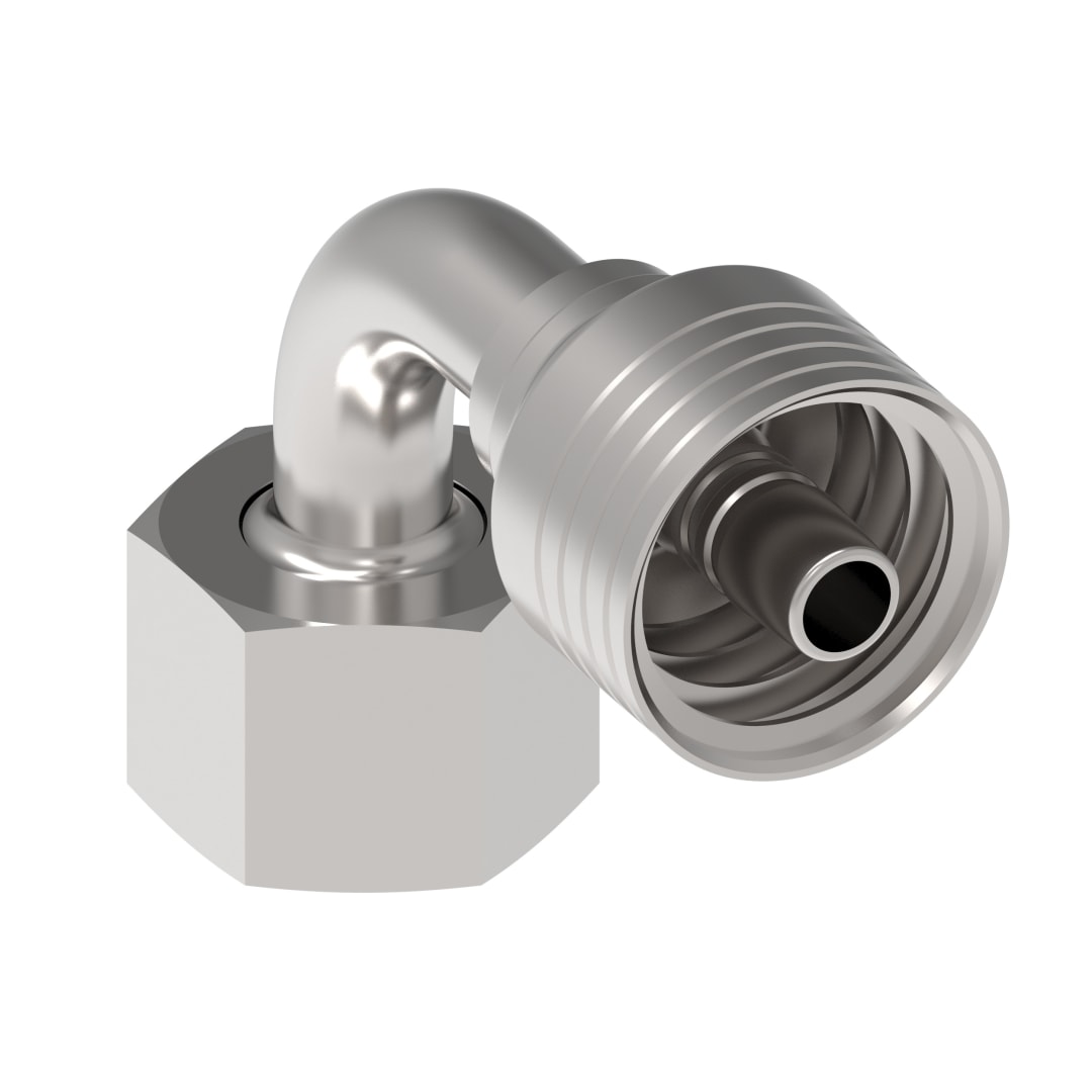 Aeroquip Female Dko H 90° M20x1.5 X 3/8 Hydraulic Fitting 4sp