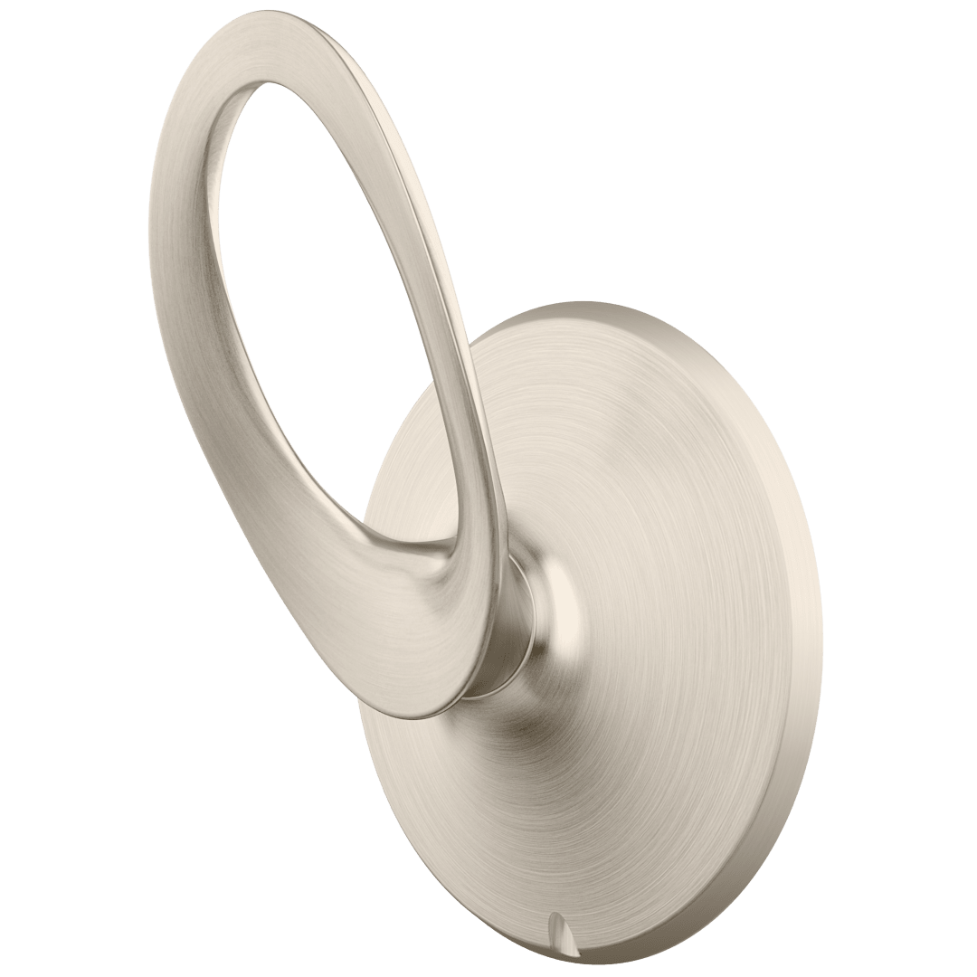 Rhen Robe Hook in Brushed Nickel
