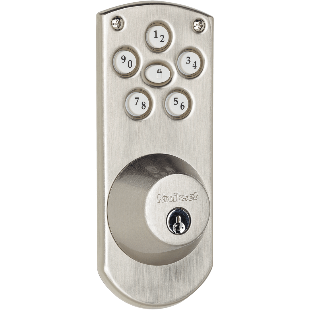 907 Powerbolt® Electronic Deadbolt featuring SmartKey Security™ in Satin Nickel