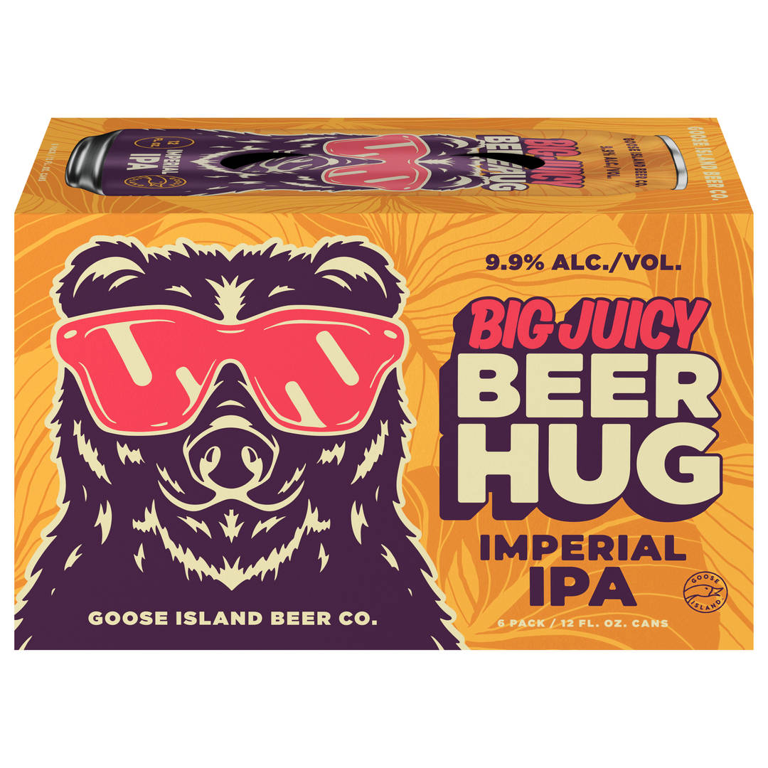 Goose Island Beer Co. Beer Hug Big Juicy Imperial IPA Beer 6 - 12 fl oz Cans