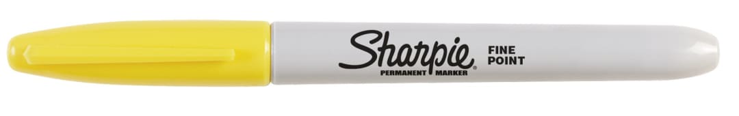 SHARPIE FINE OS 6 YELLOW