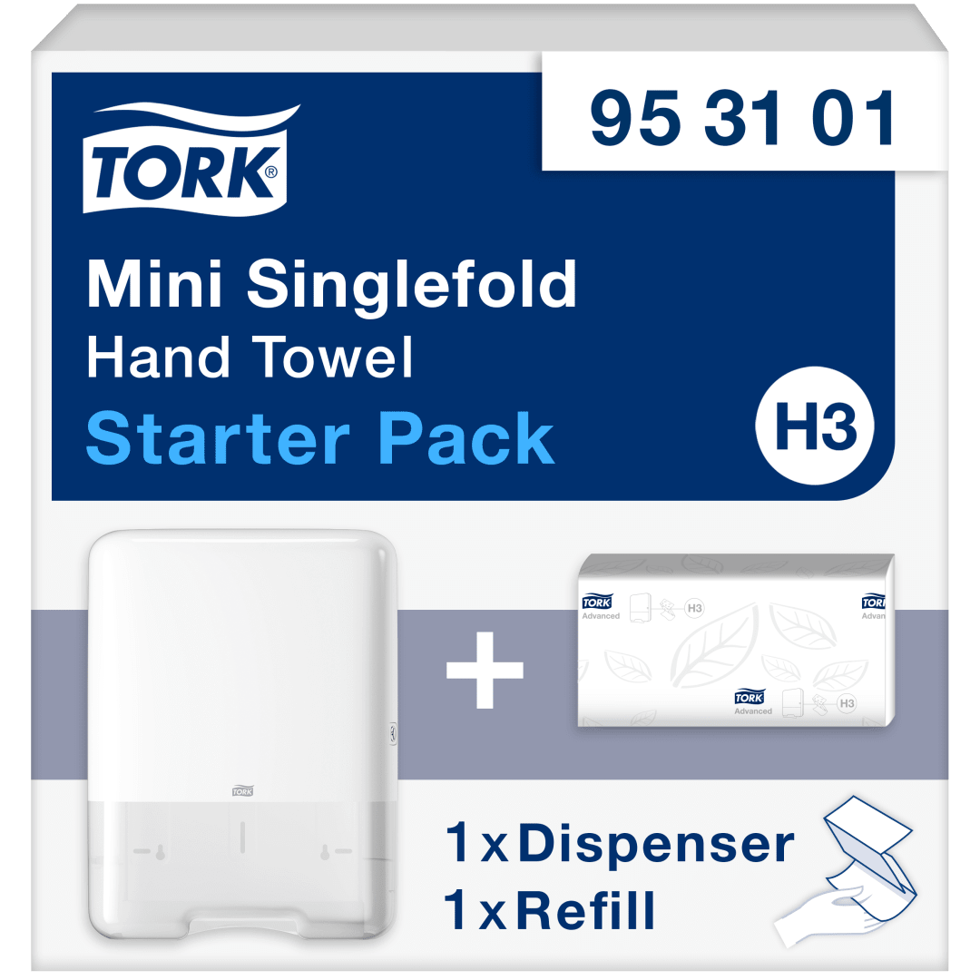 Tork Mini Singlefold Hand Towel Starter Pack C&amp;C