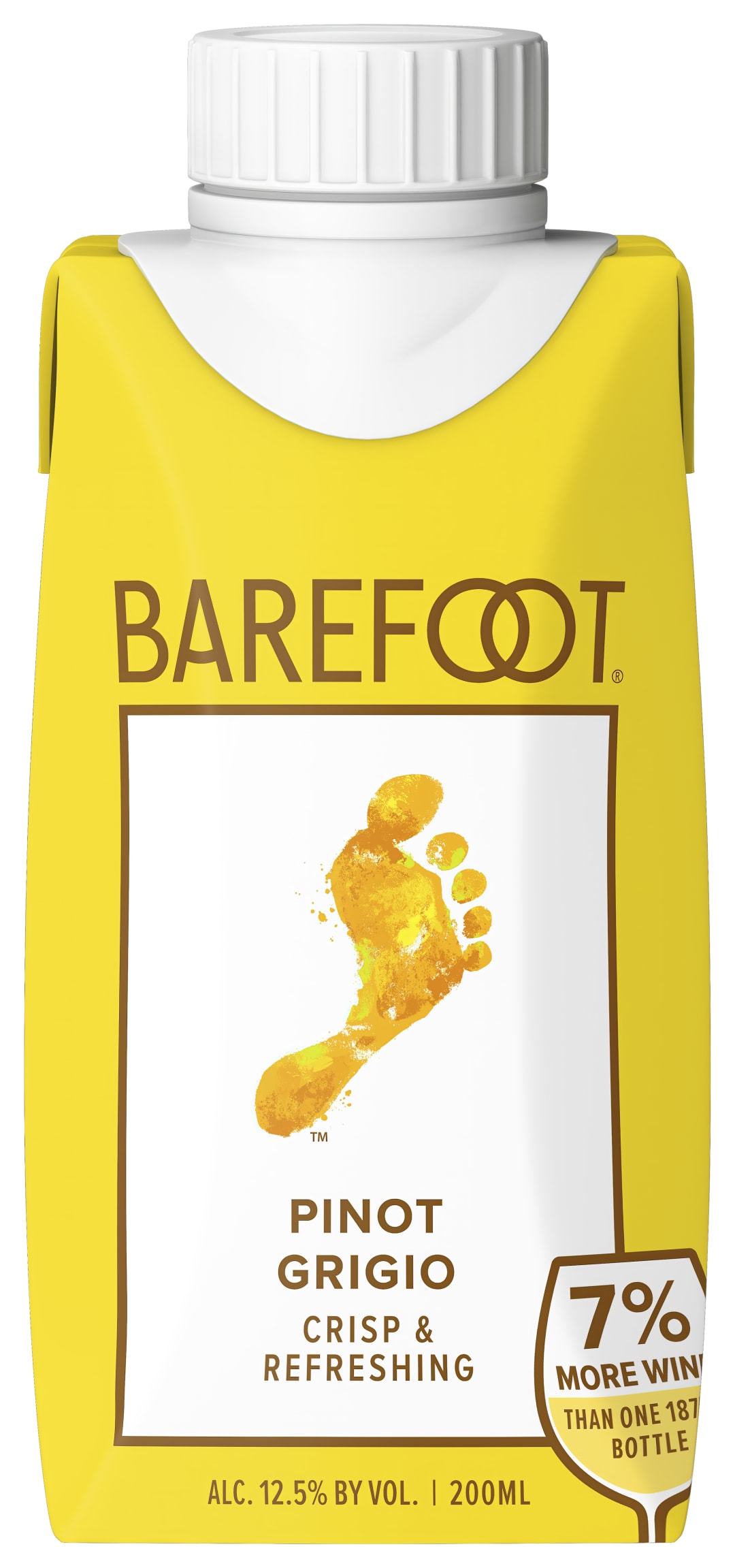 Barefoot Cellars Pinot Grigio White Wine Tetra 200ml