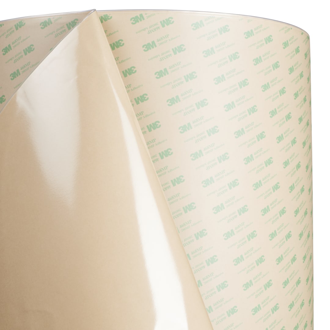 3M™ Adhesive Transfer Tape Double Linered 7955MP, Transparent, Jumbo 1220 mm width, Config Roll