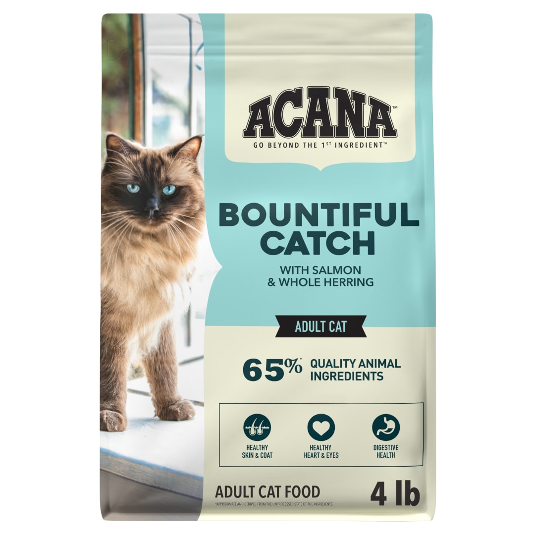 ACANA Dry Cat Food Bountiful Catch Salmon Catfish and Herring