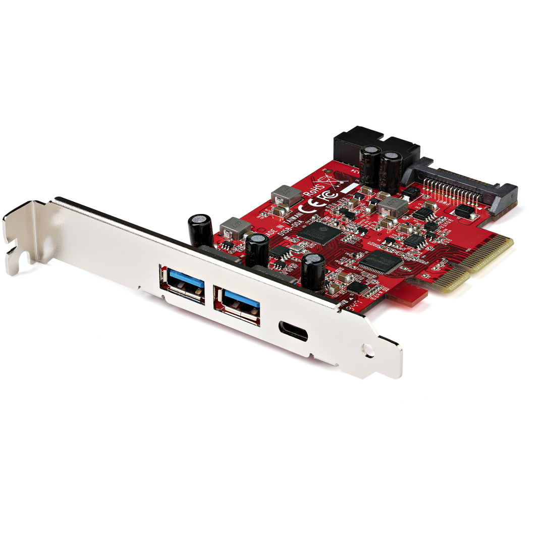 5 Port USB 3 1 Gen 2 PCIe Card with USB C